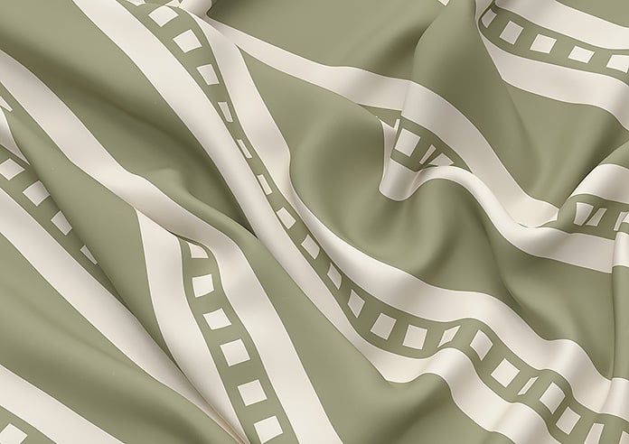 The British Stripe Co. Edgar, Derwent No.1 - Twist&Fit Roman Blind - Image 4